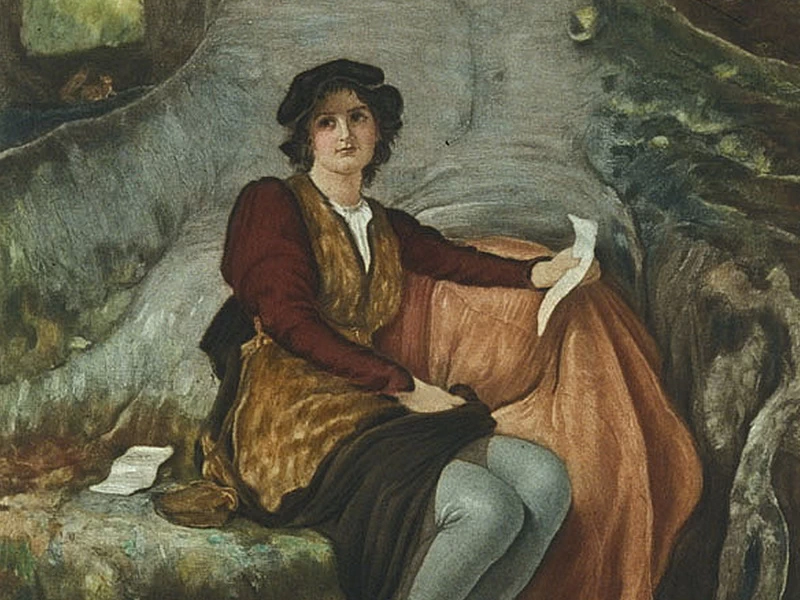 1848-Robert Walker Macbeth - La bella Rosalind (1888)